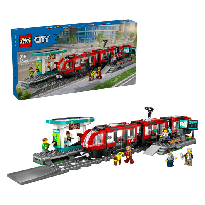 LEGO CITY 60423 Stadstram and Station