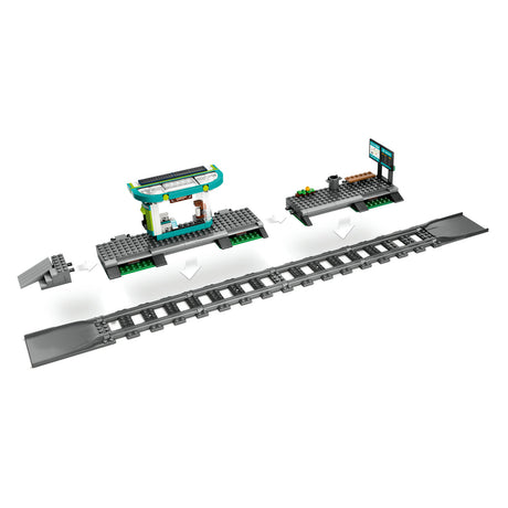 Lego city 60423 city tram and station