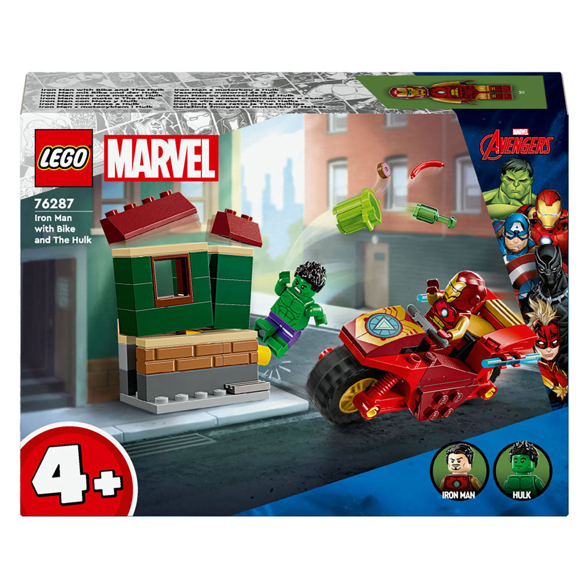 Lego Super Heroes 76287 Iron Man avec vélo