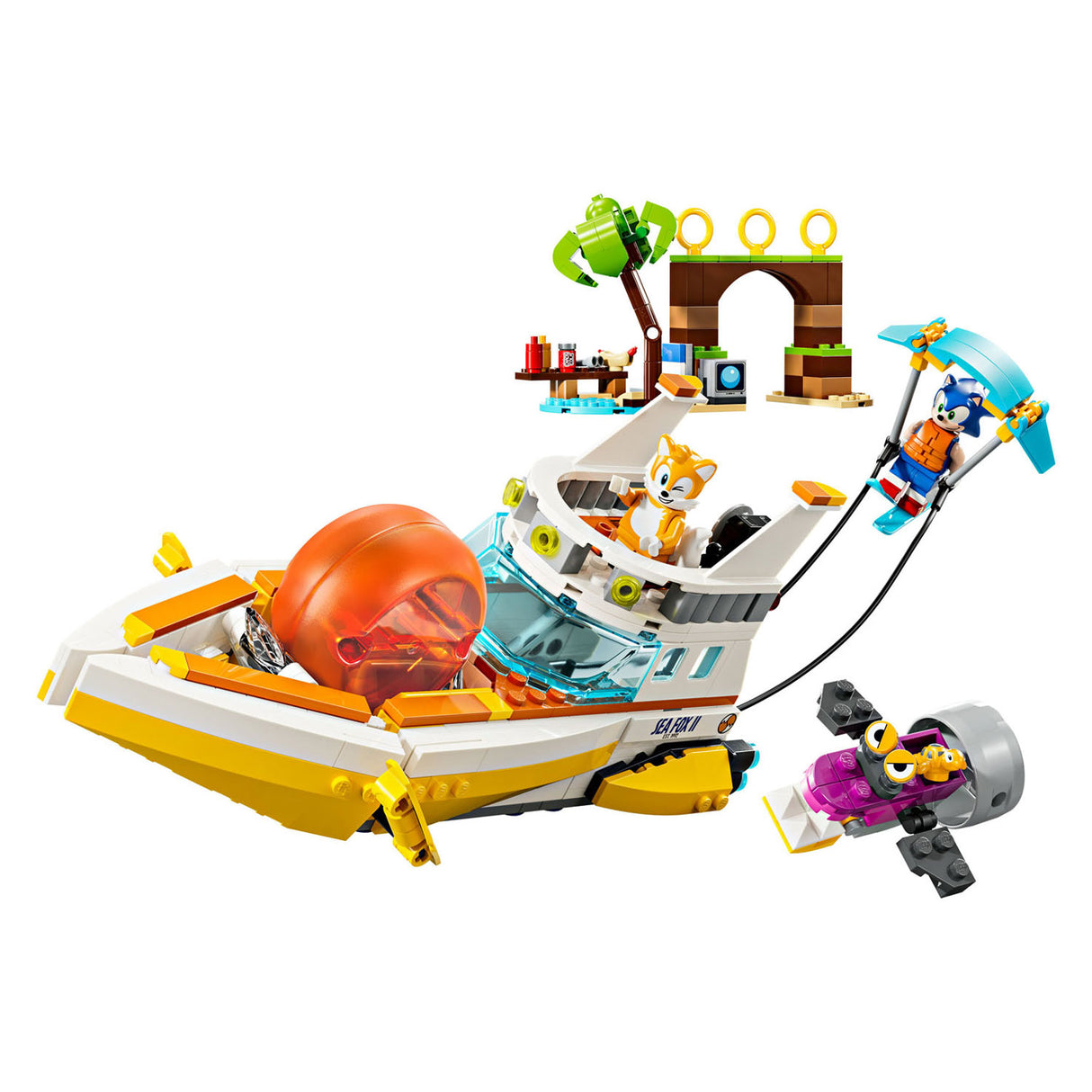 Lego Sonic 76997 Tails Adventure Boat