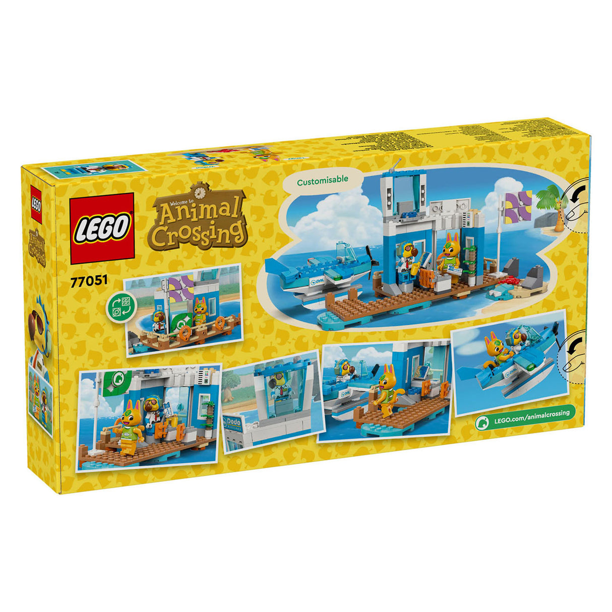 Lego LEGO Animal Crossing 77051 Vlieg met Dodo Airlines