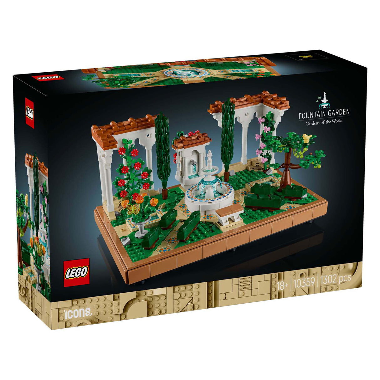 Lego ikony 10359 Ogród z fontanną