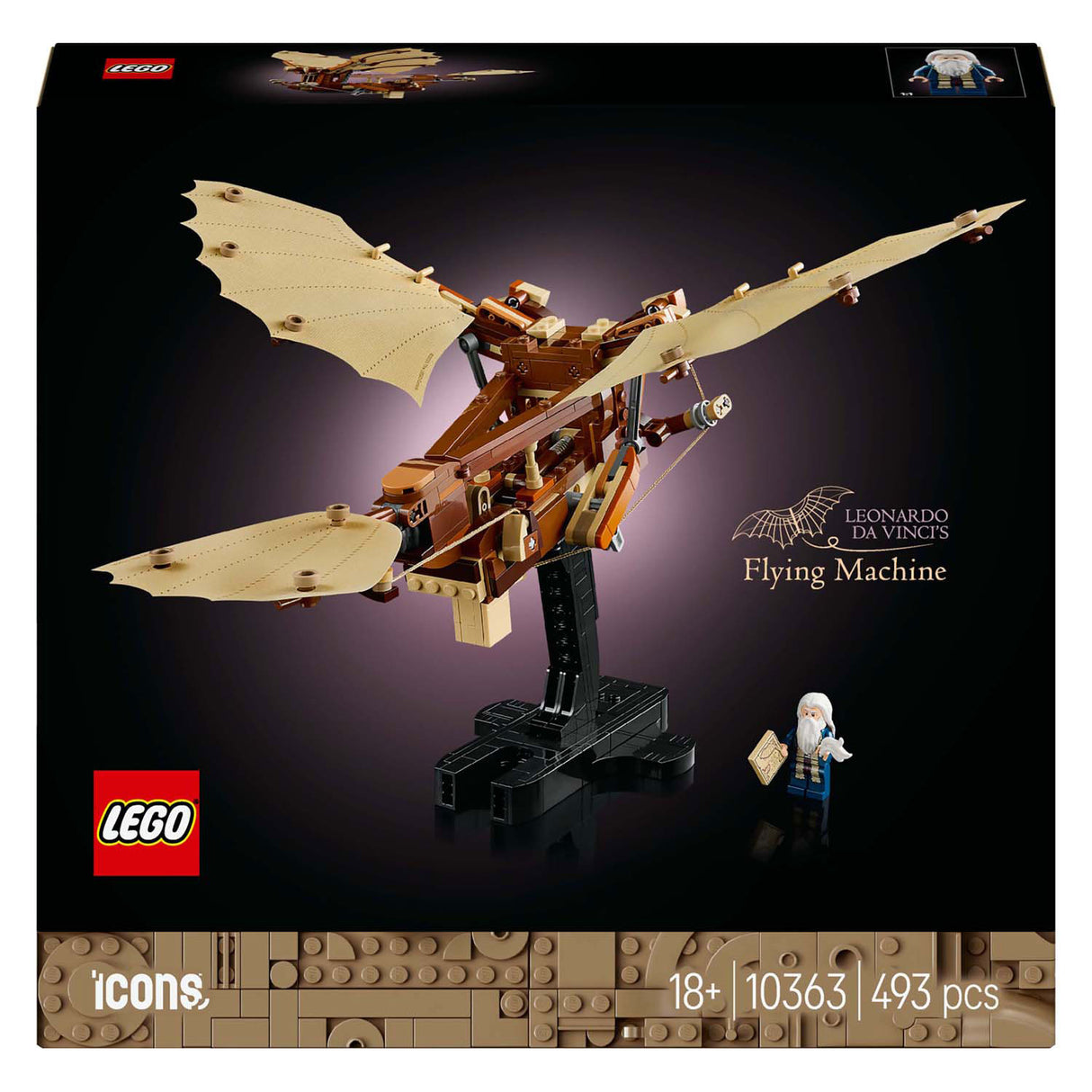 LEGO Icons 10363 La máquina voladora de Leonardo da Vinci