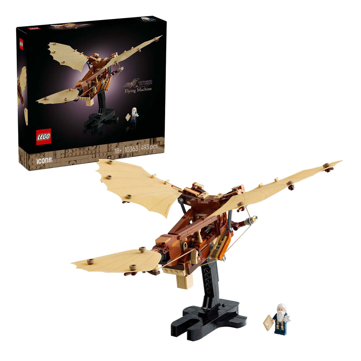 Lego Icons 10363 The Flying Machine fra Leonardo da Vinci