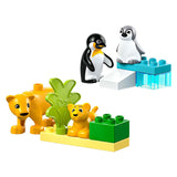 Lego Duplo Town 10442 Famiglie di Wild Dieren: Penguins e Leeuwen