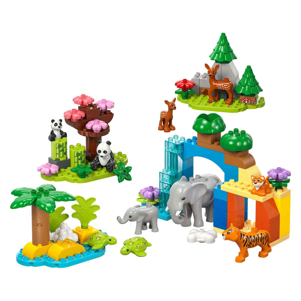 LEGO DUPLO TOWN 10446 3-in-1-Familien von Wild Dieren