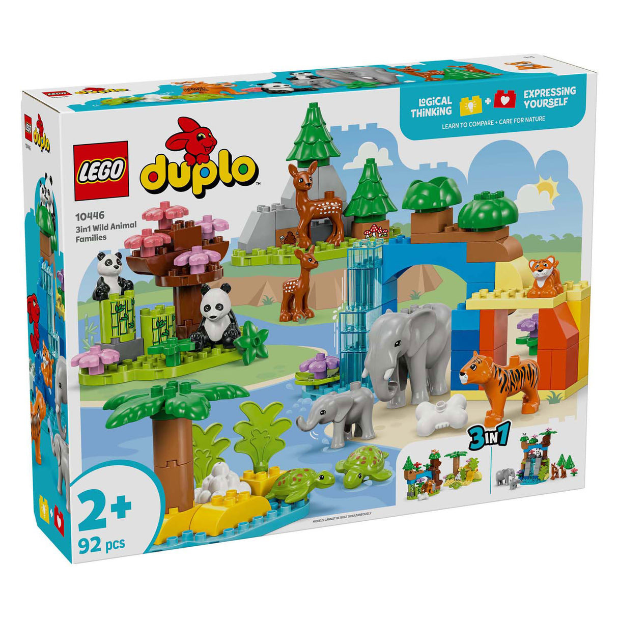 Lego Duplo Town 10446 3-in-1 rodiny Wild Dieren