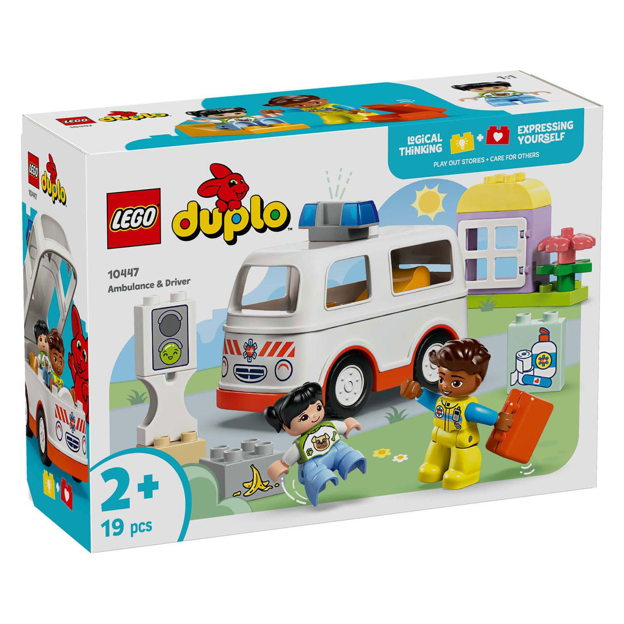 Lego Duplo Town 10447 Ambulancia con conductor