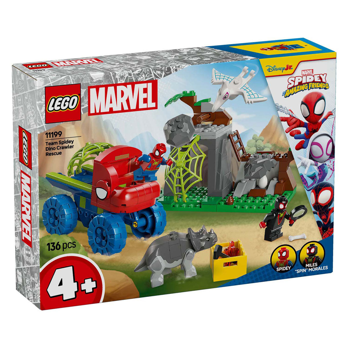 Lego Spidey 11199 Team Spidey Rescue Mission z Dinotruck