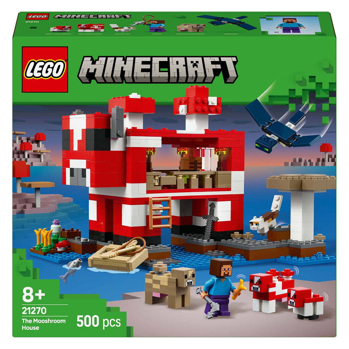 LEGO Minecraft 21270 Het Mooshroom House