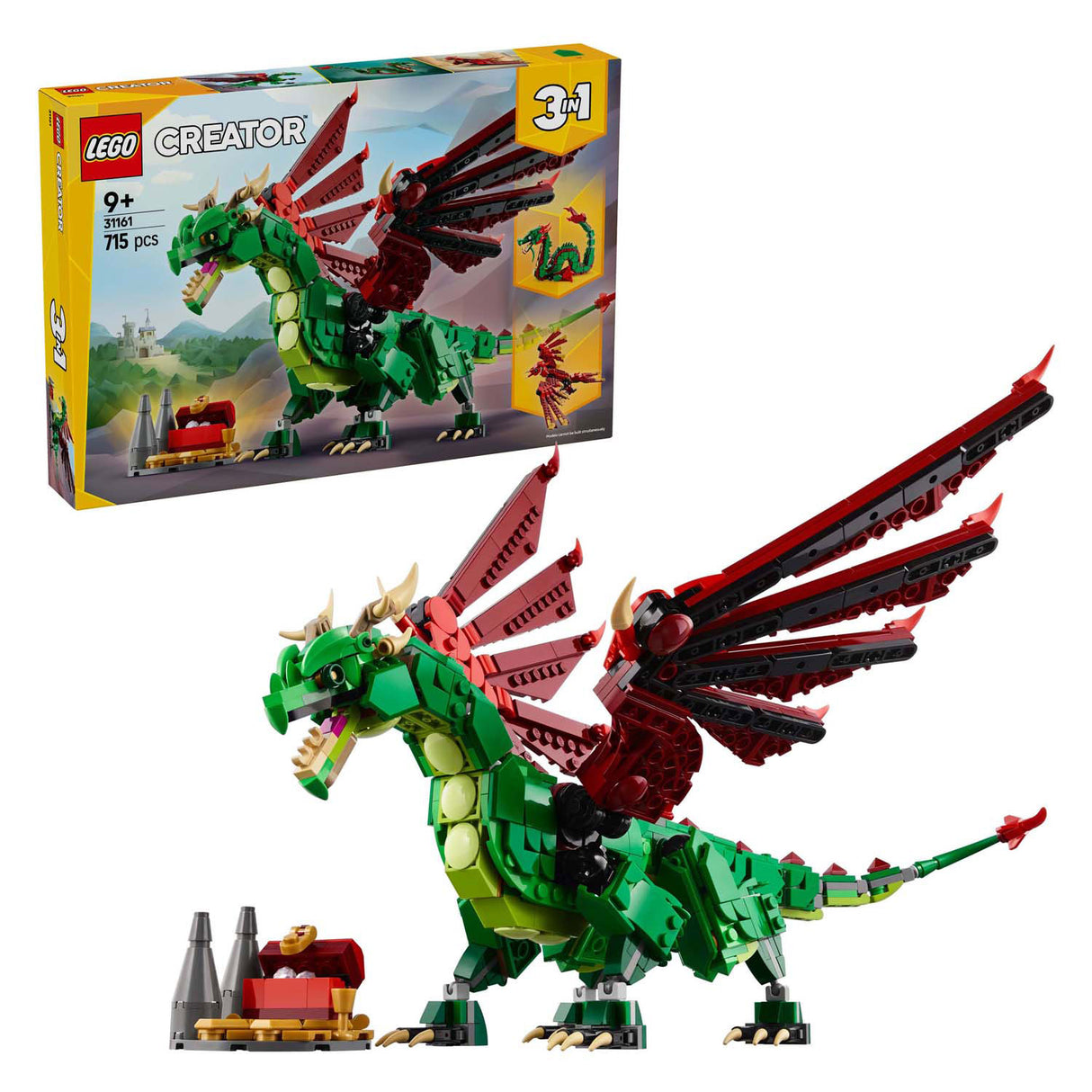 Lego Creator 31161 Srednjeveški zmaj