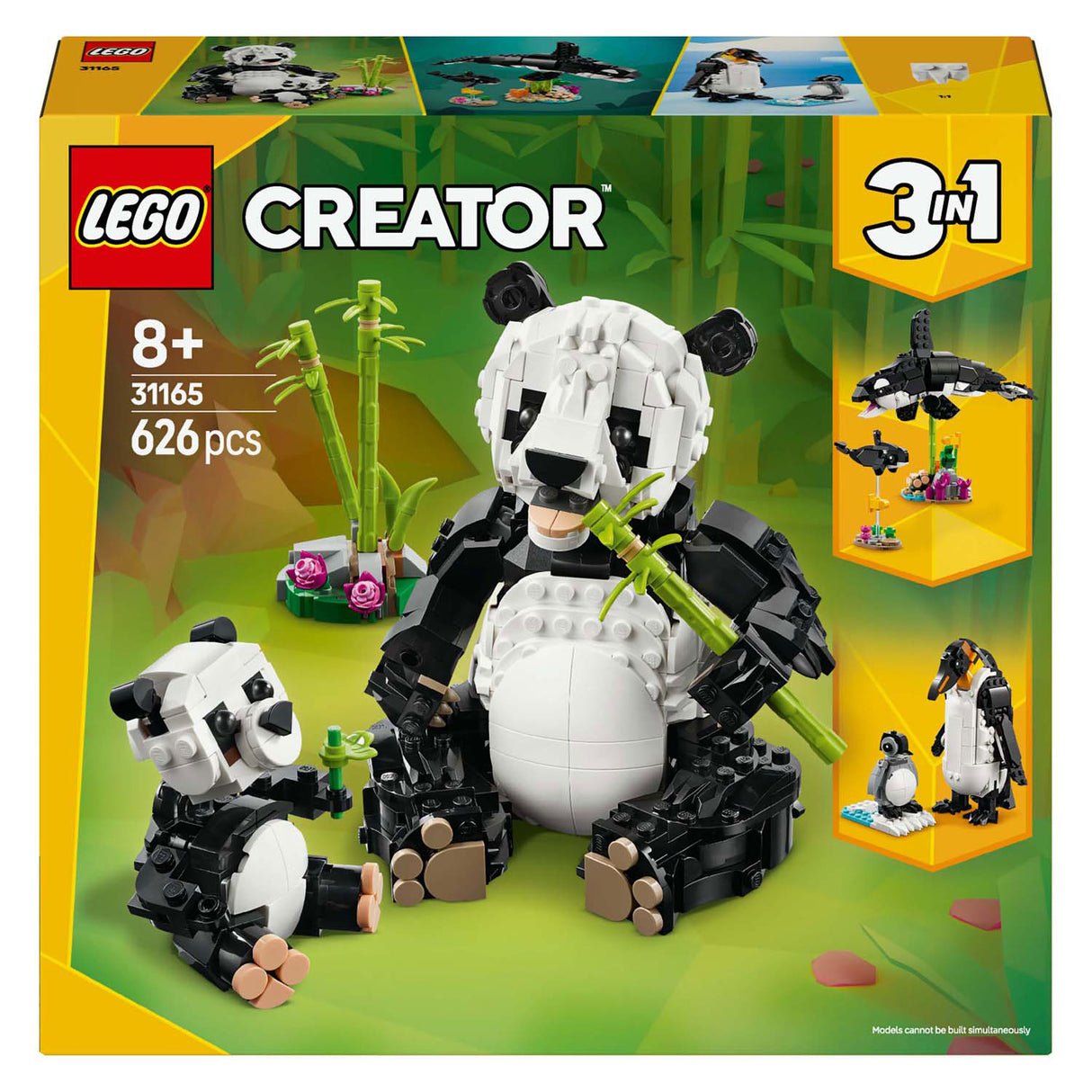 Créateur LEGO 31165 Animaux sauvages: Famille Panda