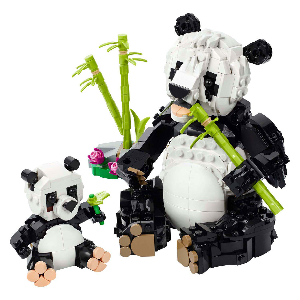 Lego Creator 31165 wëll Déieren: Panda Famill