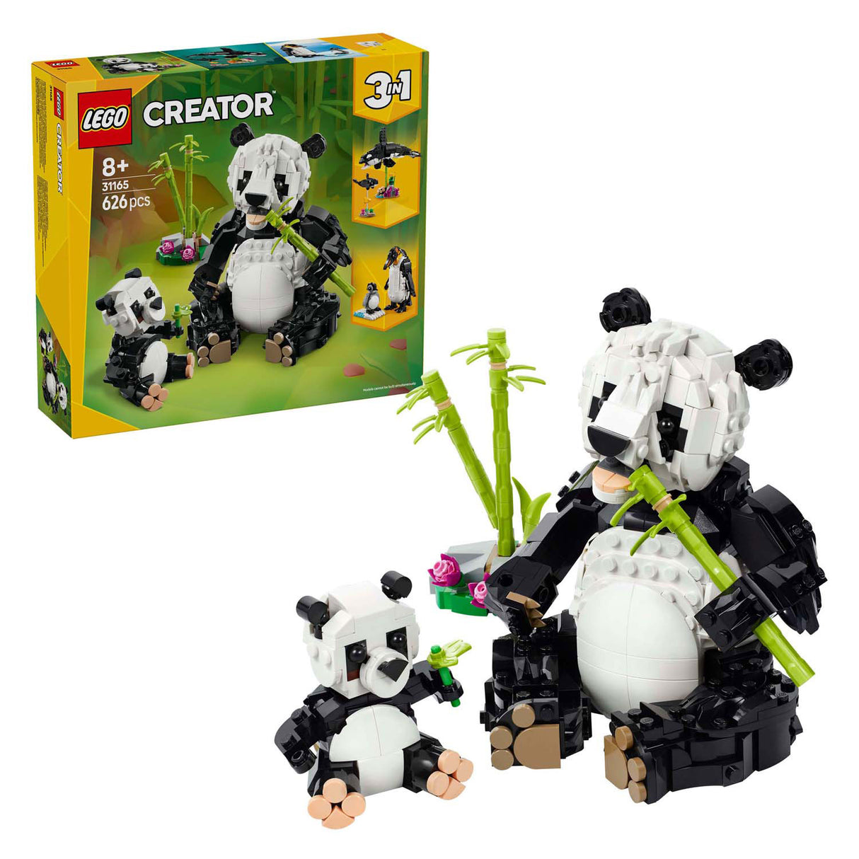 Tvůrce LEGO 31165 Divoká zvířata: rodina Panda