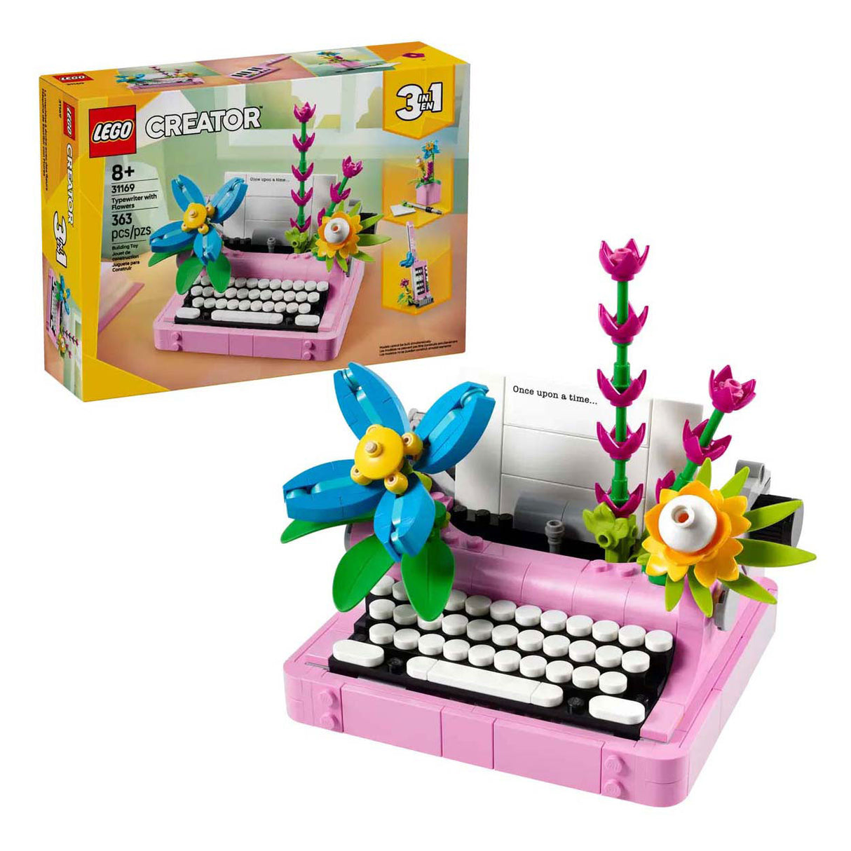 LEGO Creator 31169 Typemachine mit Blumen