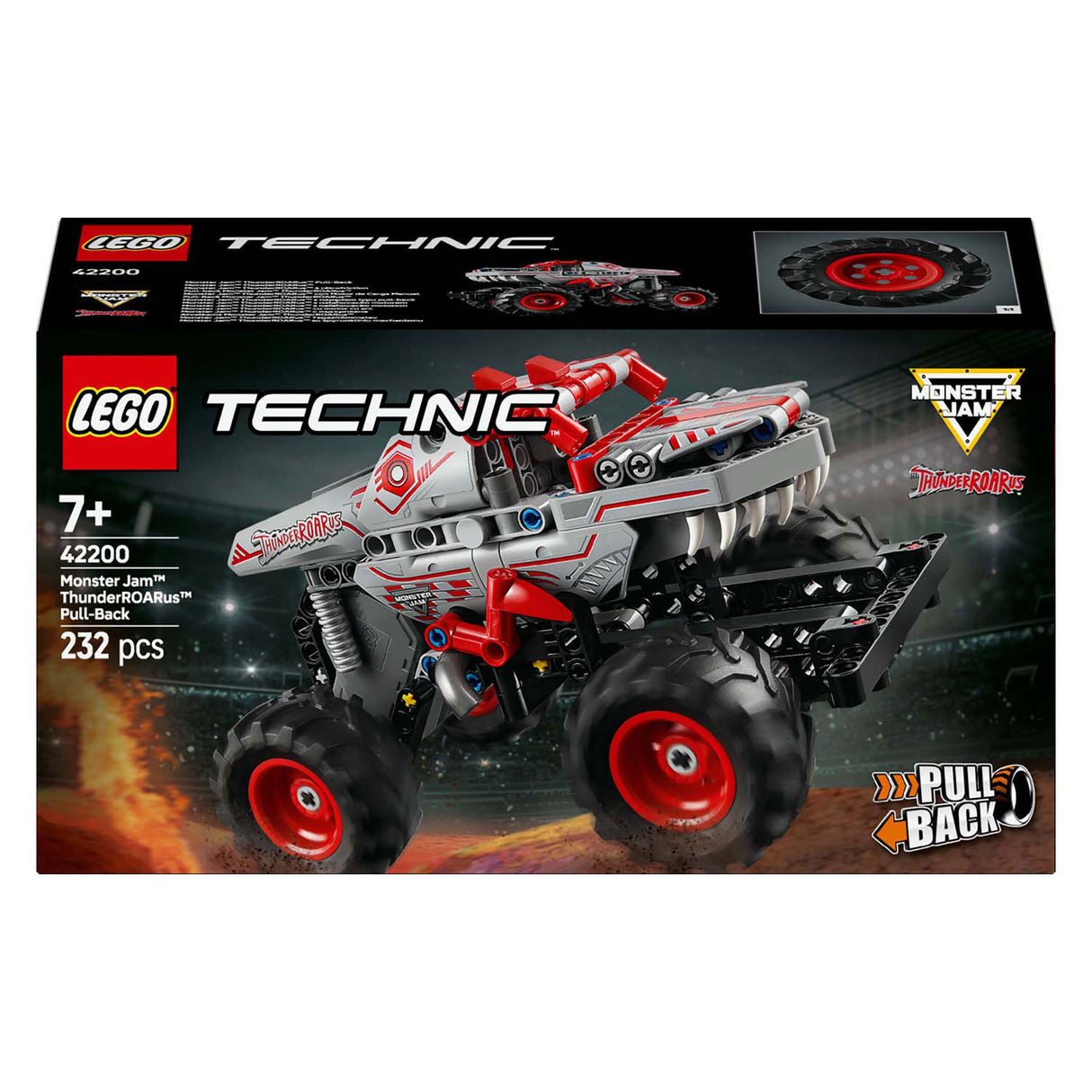 Lego Technic 42200 Monster Jam Thunderroarus tire