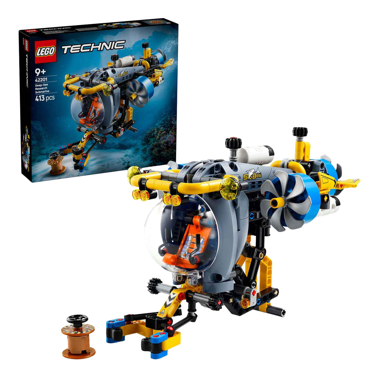 LEGO Technic 42201 Subsiate para la investigación de SEA profunda