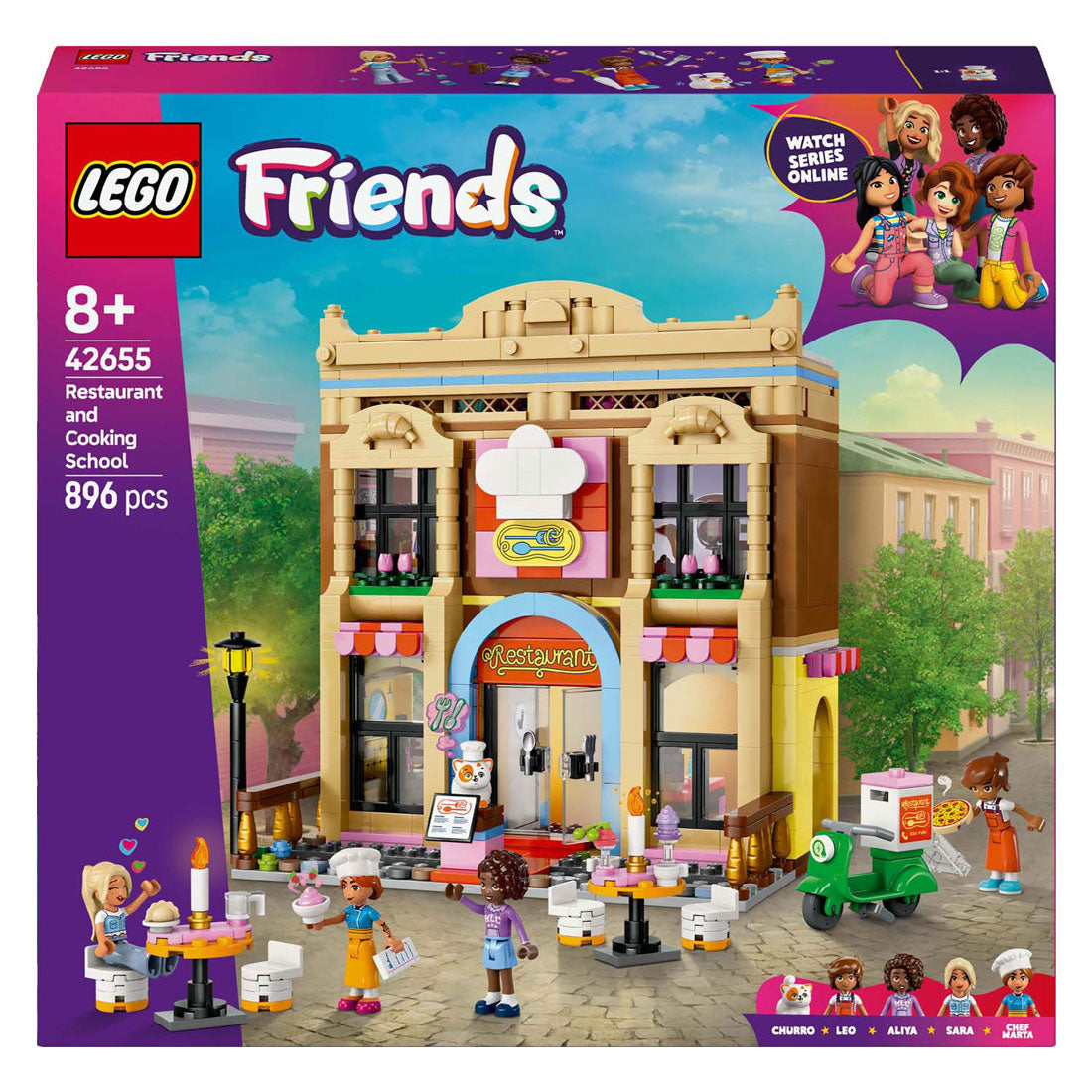 LEGO Friends 42655 Restaurant and Cooking School