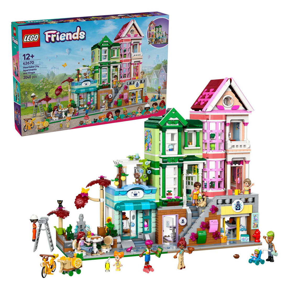 Lego Freunde 42670 Heartlake City Apartments und Geschäfte