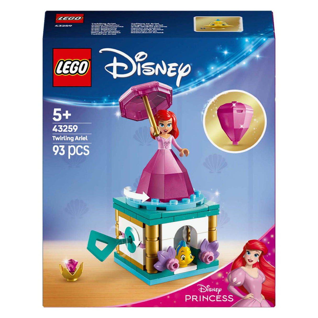 Lego Disney Princess 43259 Rotating Ariel