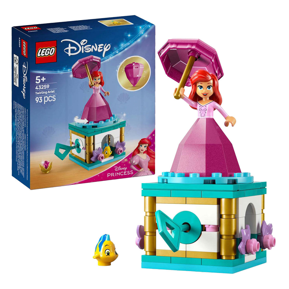 LEGO Disney Princess 43259 Ariel rotante