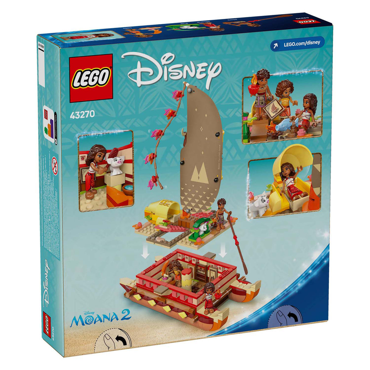 Lego Disney Princess 43270 Vaiana's Adventure Kano