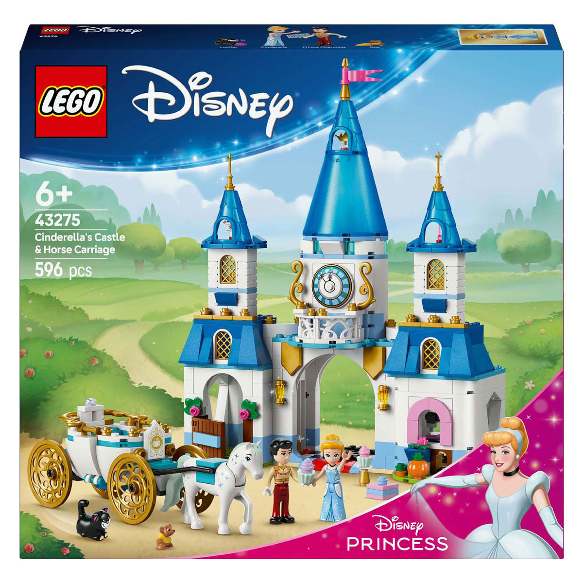 Lego Disney Princess 43275 Castrella Castle and Horse Coach