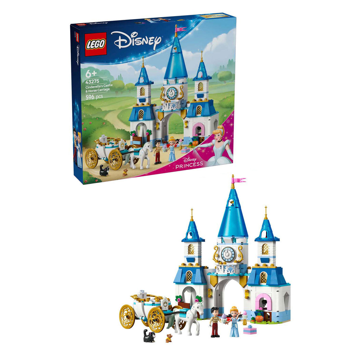 Lego Disney Princess 43275 Hrad Popelka a trenér koně