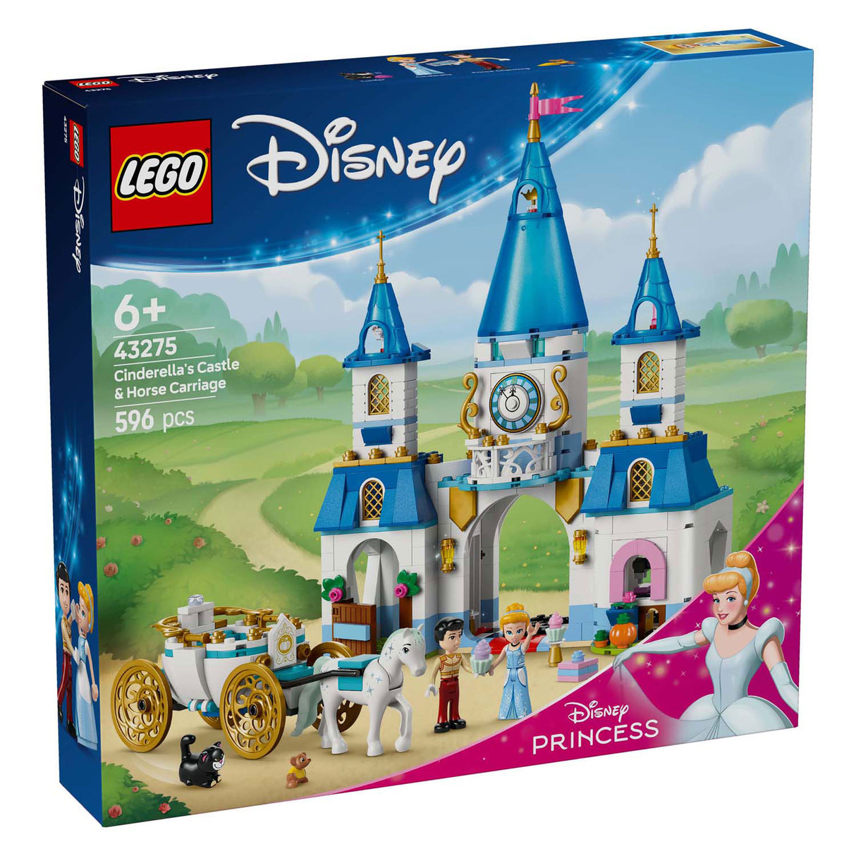 Lego Disney Prinzessin 43275 Cinderella Castle und Pferdetrainer