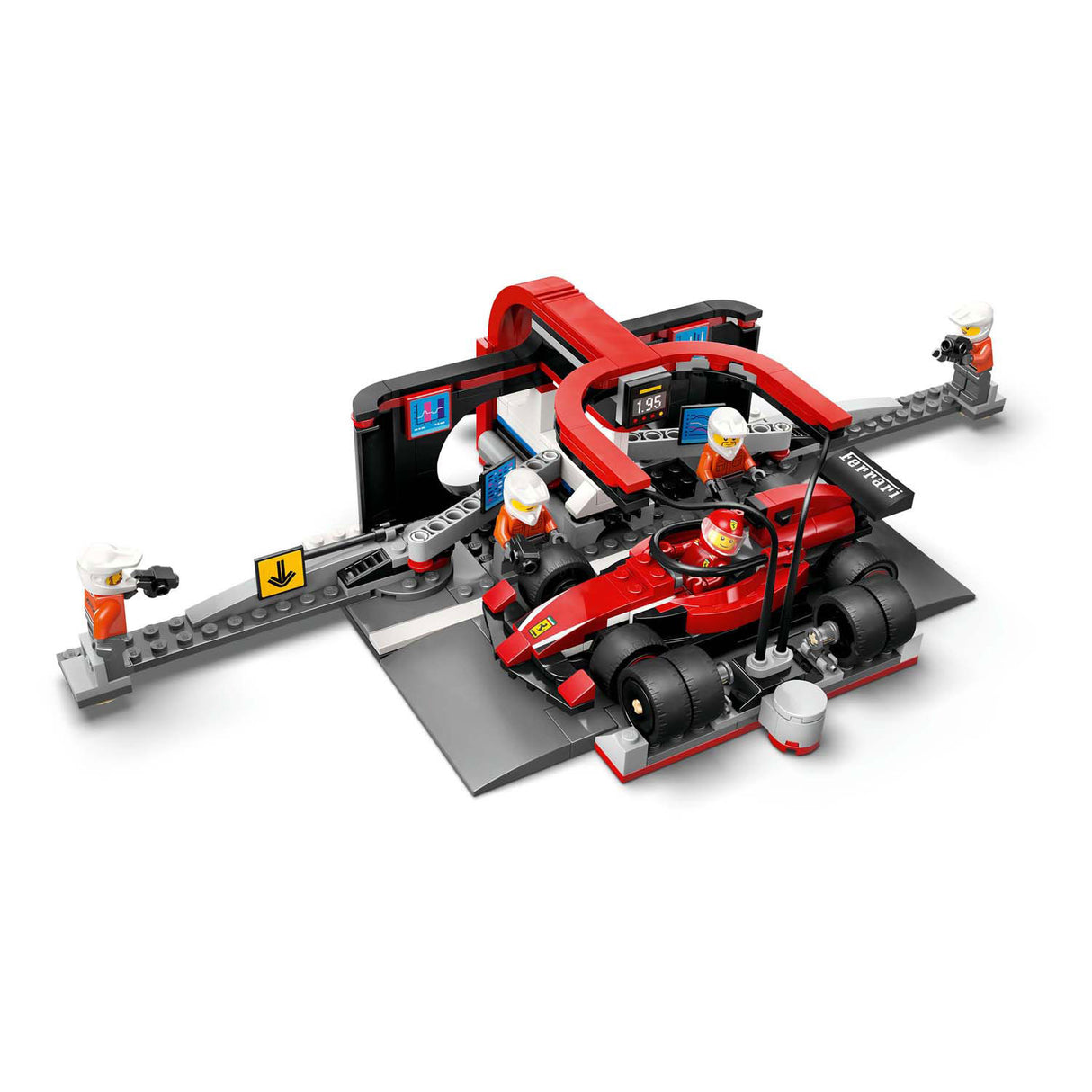 Lego City 60443 F1 Pitstop et Pitcrew avec Ferrari Auto