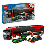 LEGO CITY 60445 F1 Truck con RB20 y AMR24 F1 Cars