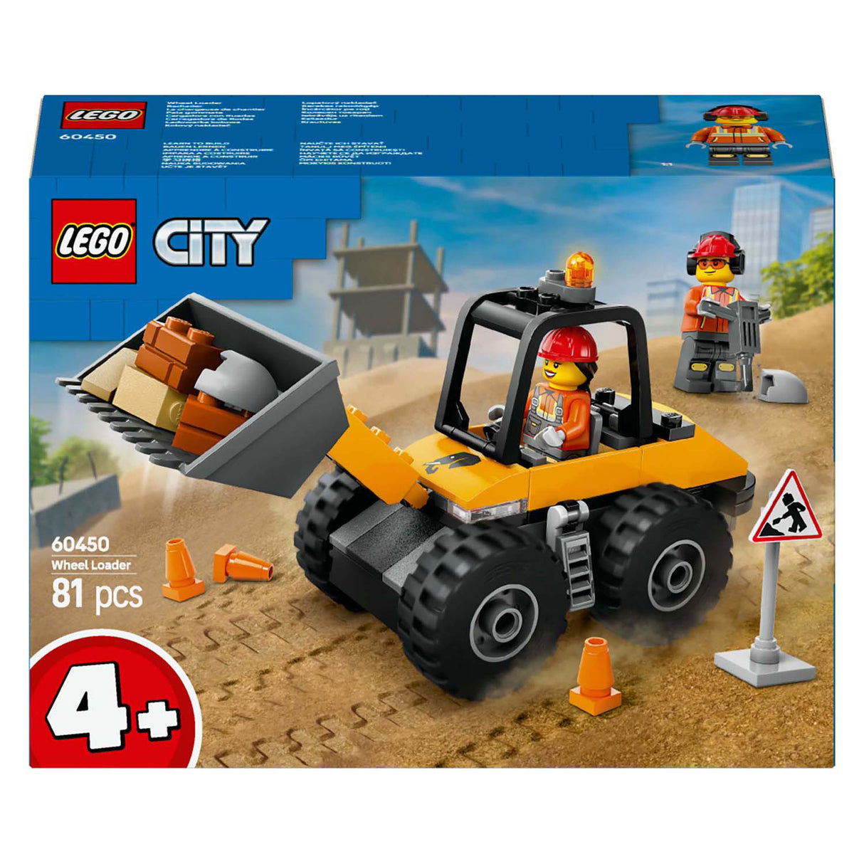 Lego City 60450 rumeno nakladalnik