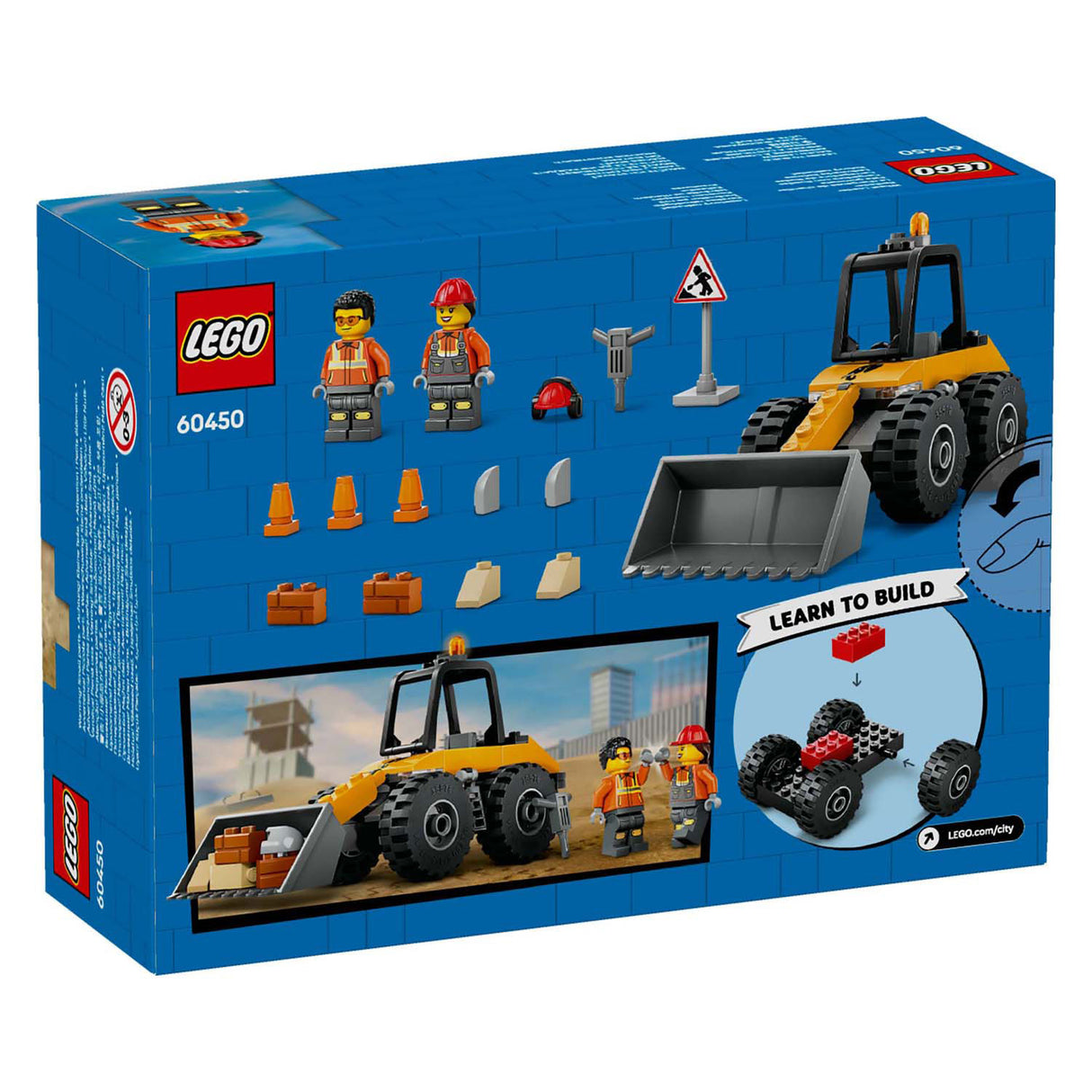 LEGO City 60450 Yellow Wheel Loader