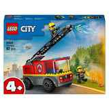 Auto a scala per brigate dei vigili del fuoco di Lego City con figure - 60463