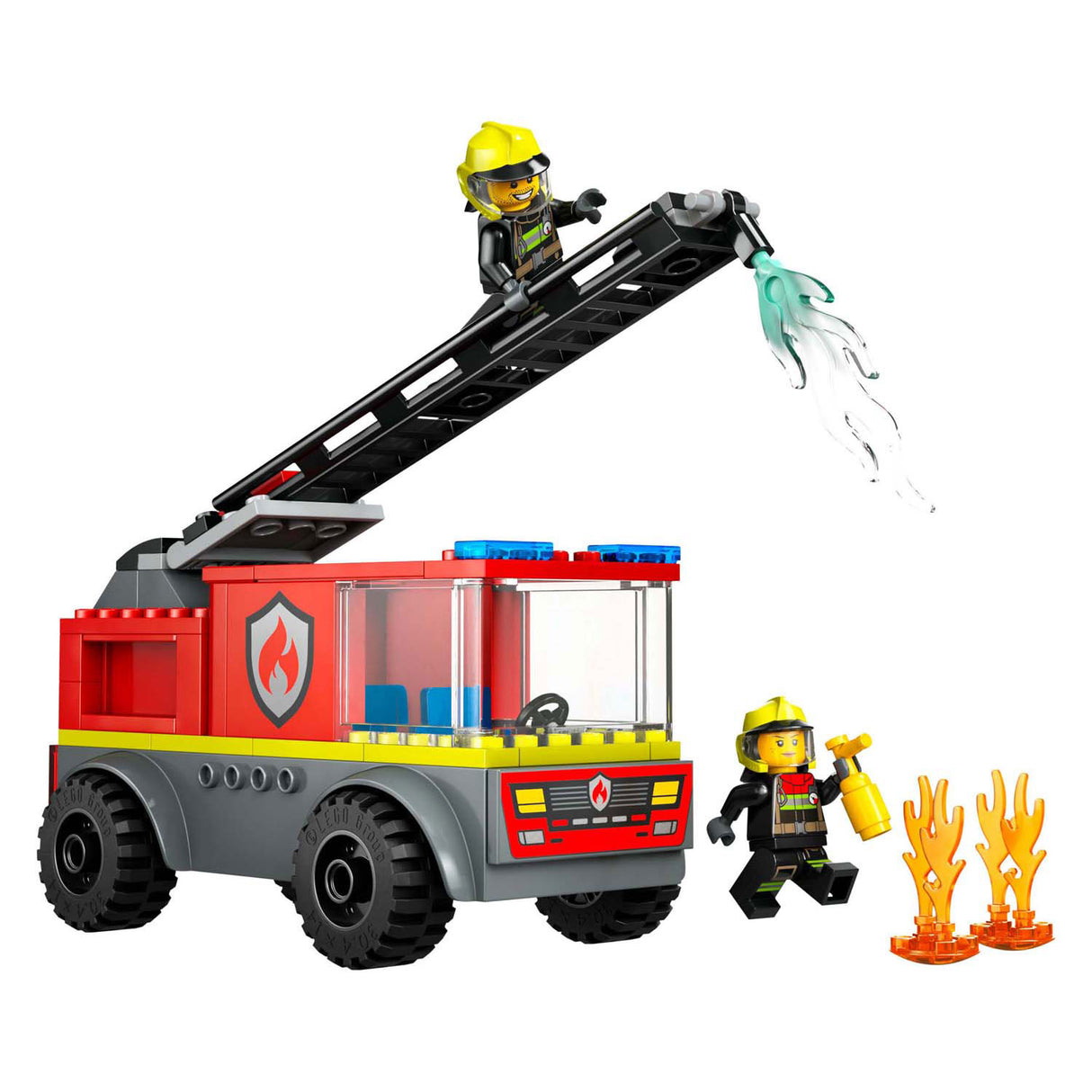 Auto a scala per brigate dei vigili del fuoco di Lego City con figure - 60463