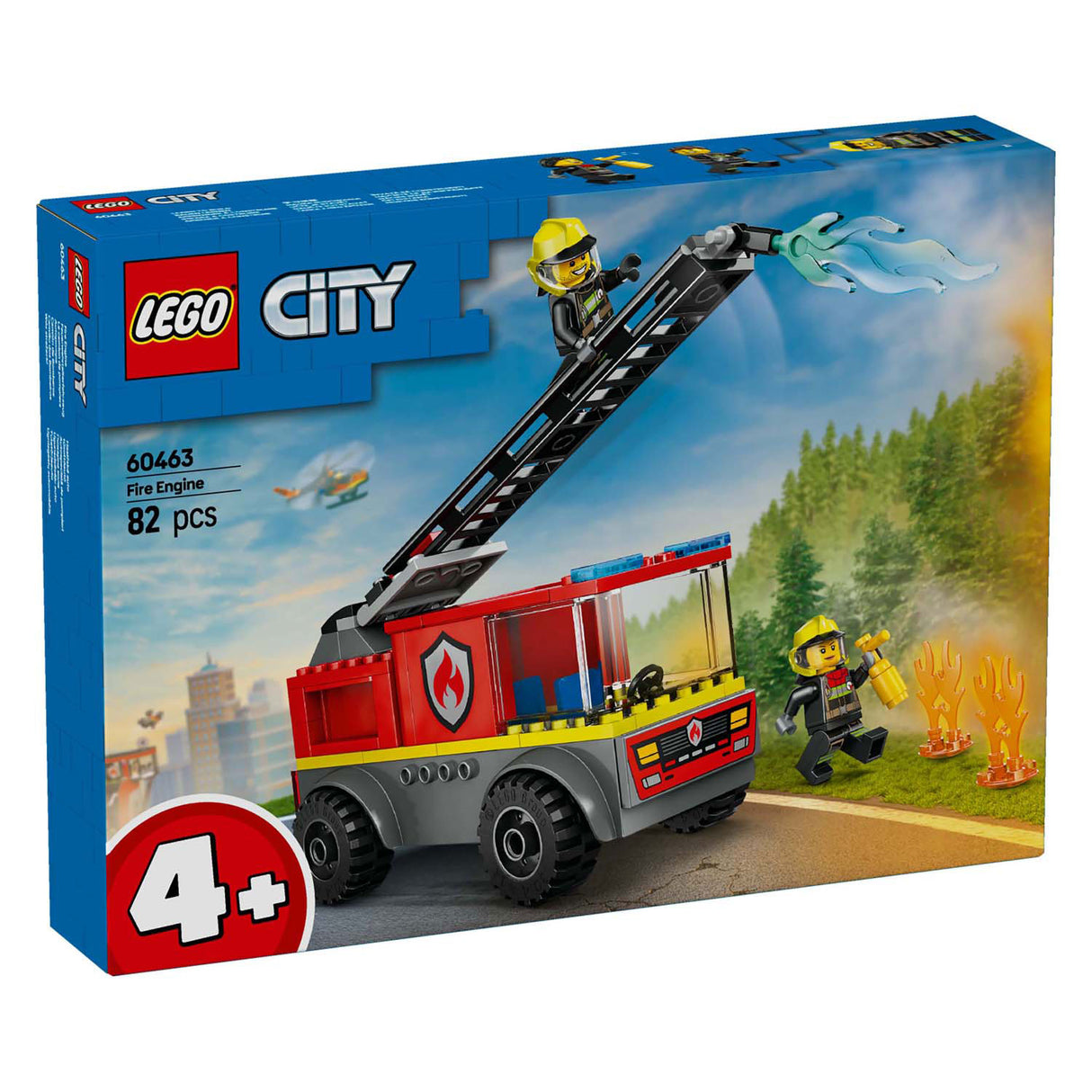 Lego City Fire Brigade Leiterwagen mit Figuren - 60463