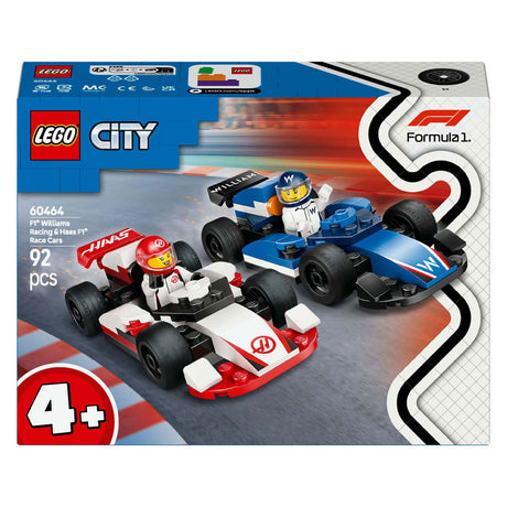 Lego city 60464 f1 williams racing and hare f1 racing cars