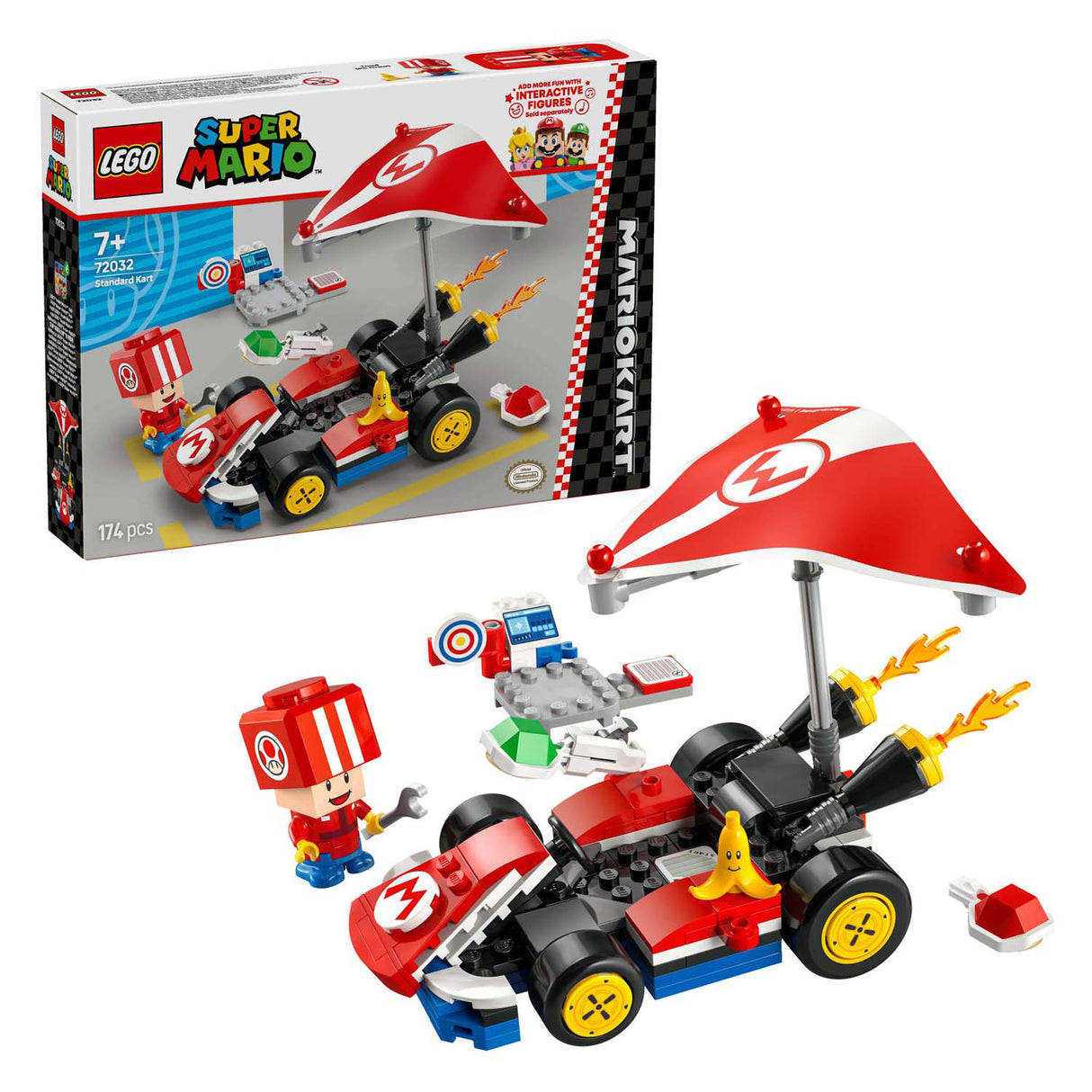 LEGO Super Mario 72032 Mario Kart Stanaard Kart