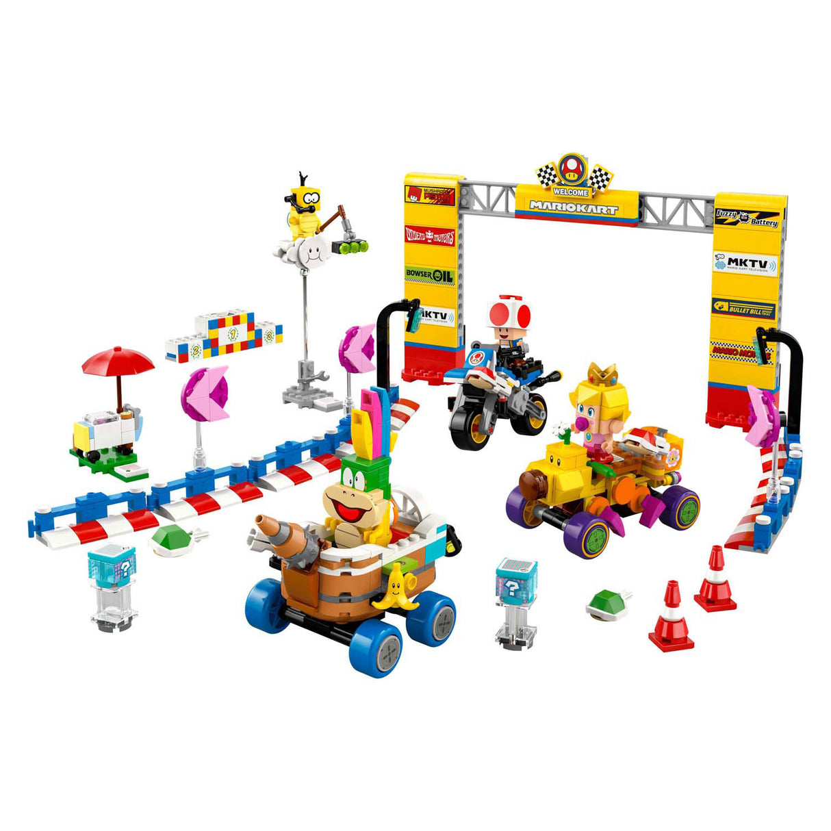 Lego Super Mario 72036 Mario Kart Baby Peach og Grand Prix Set