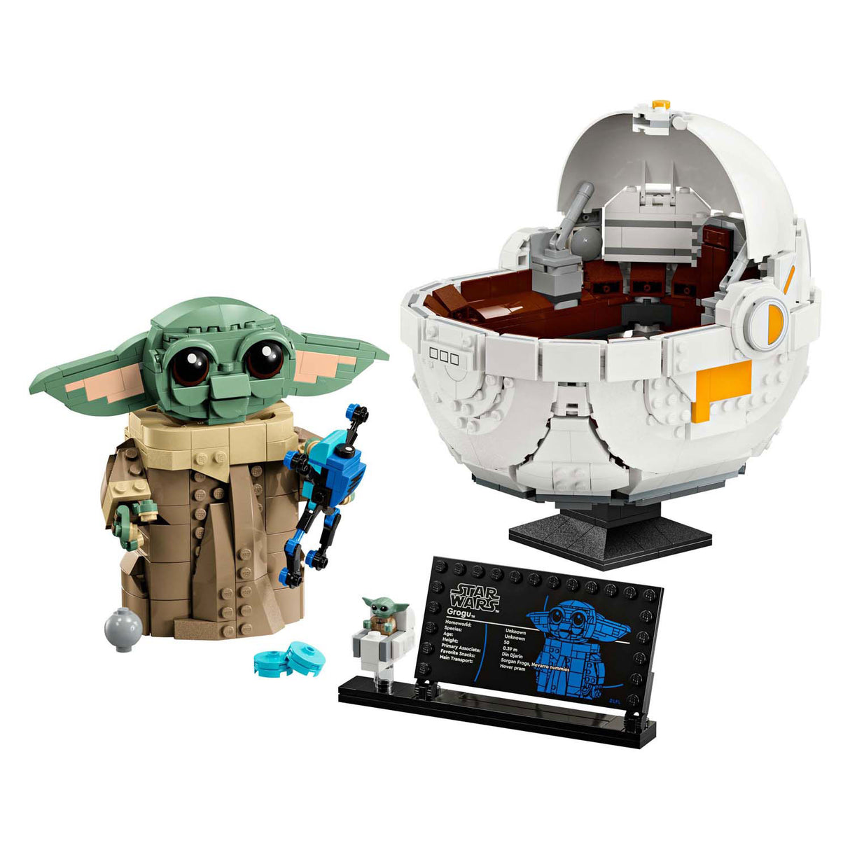 Lego Star Wars 75403 Grogu con Whirliger