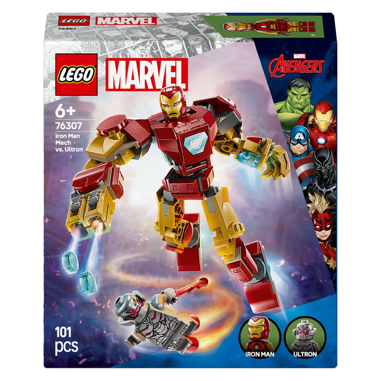 Lego Super Helden 76307 Eisen Man Mechan Mech. ultron