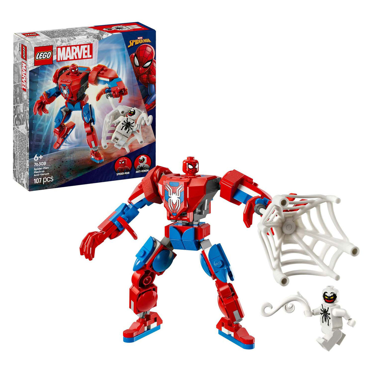 Lego Super Heroes 76308 Spider-Man Mecha vs. anti-vom