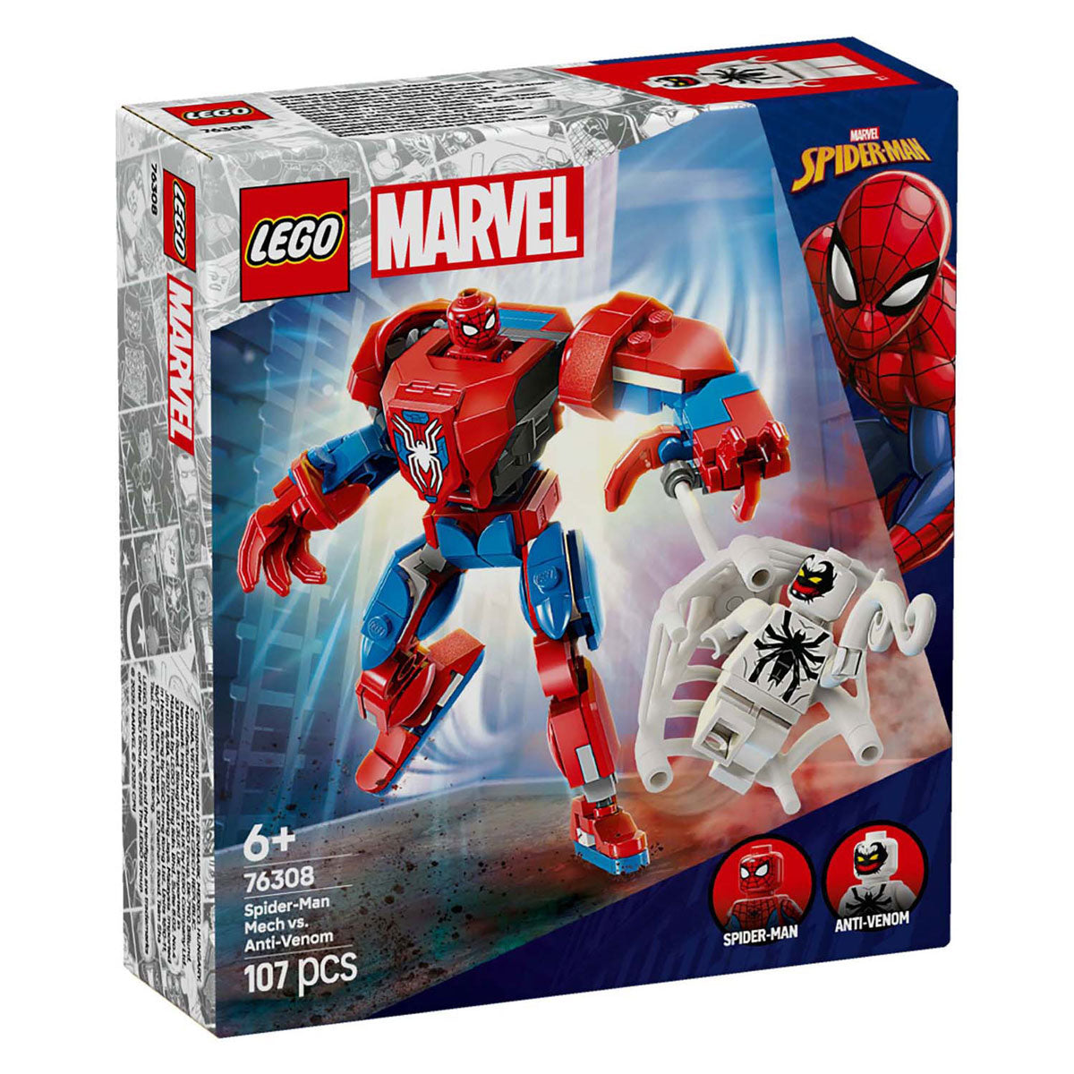 Lego Super Heroes 76308 Spider-Man Mecha vs. anty-vom