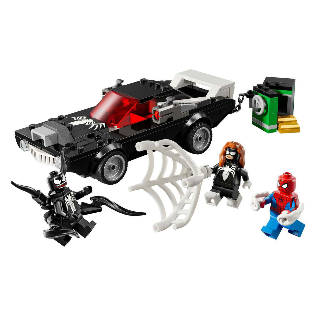 Lego Super Helden 76309 Spider-Man vs. Venom klassesch Auto