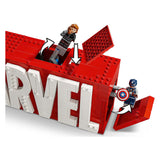 Lego Super Heroes 76313 Marvel -logotyp och minifigurer