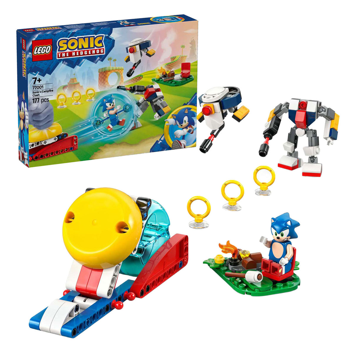 Lego Sonic The Hedgehog 77001 Sonics Kracheting na tabornem ognju