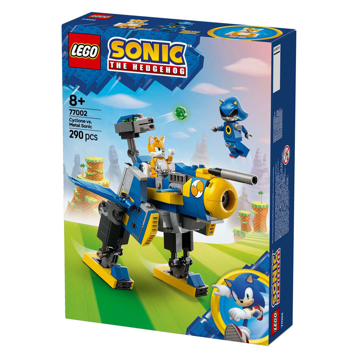 LEGO Sonic The Hedgehog 77002 Cyclone vs. Sónico de metal