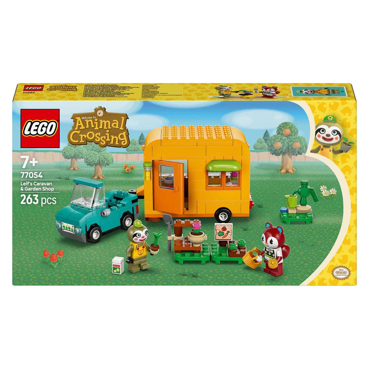 LEGO Animal Crossing 77054 Leifs Caravan e Tuinwinkel