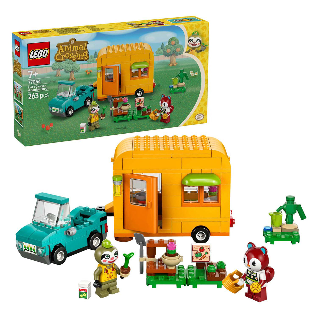 Lego Animal Crossing 77054 Leifs Caravan y Tuinwinkel