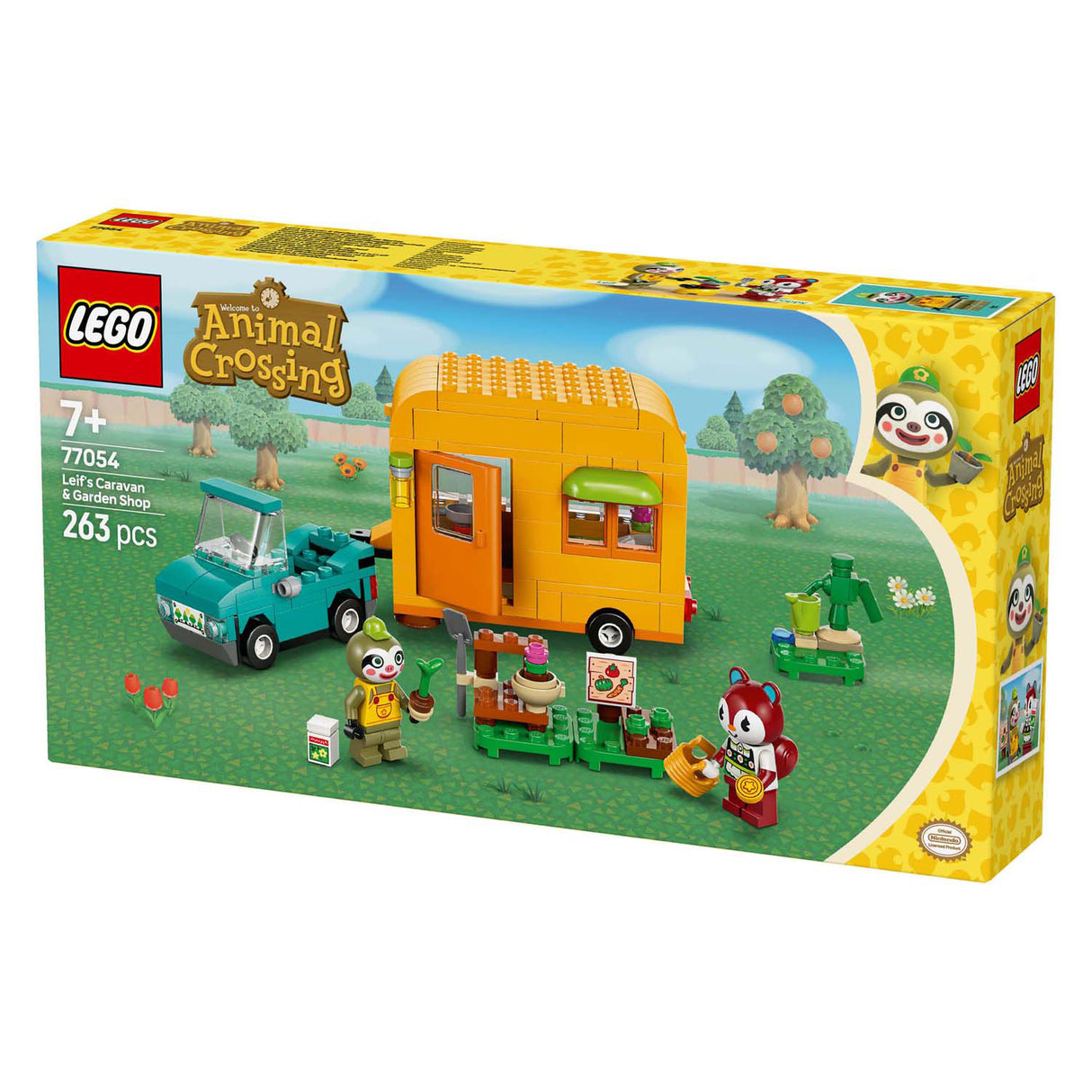 Lego Animal Crossing 77054 Leifs Caravan in Tuinwinkel